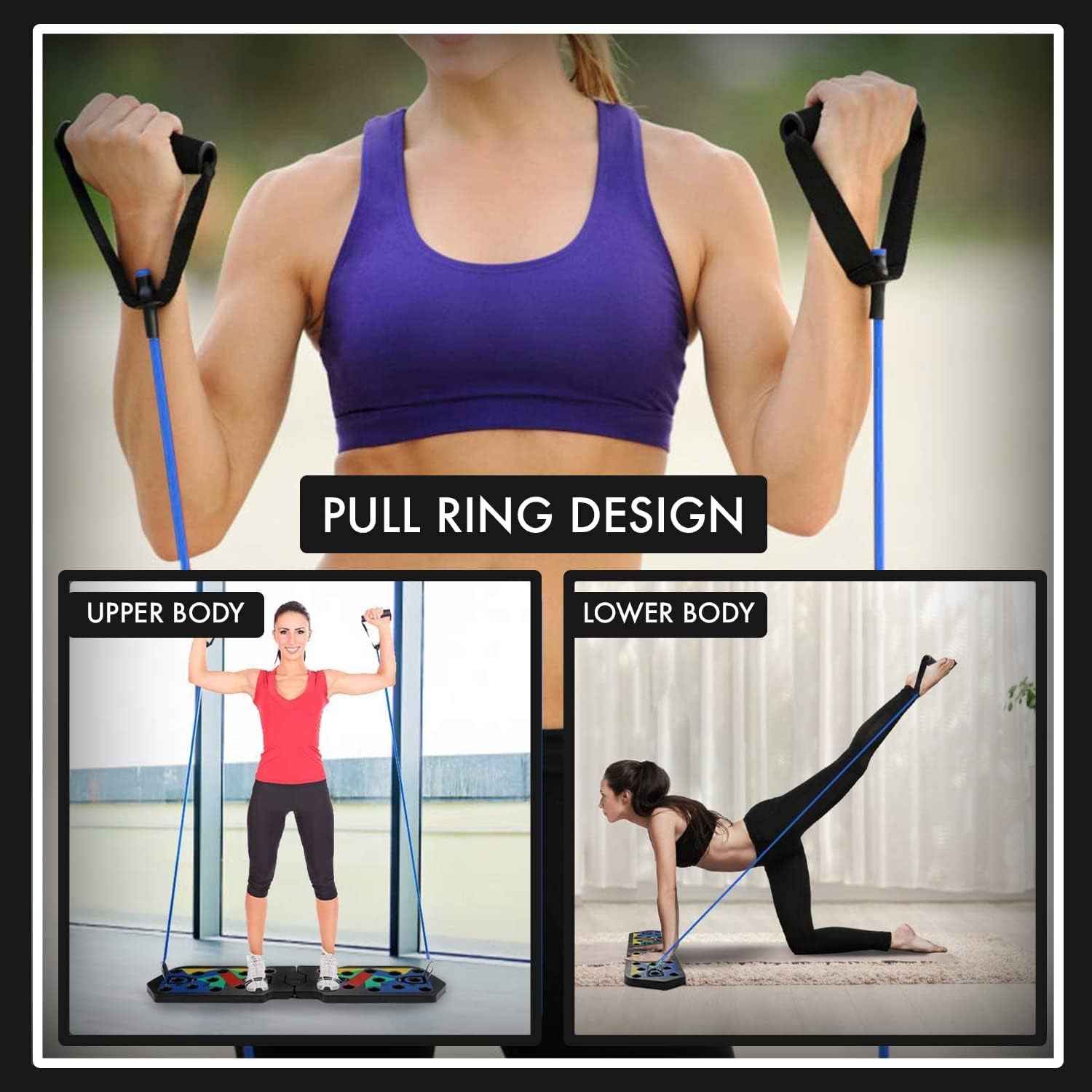 Colorful Folding Push Up Board - Push Up Board ulasan dan harga